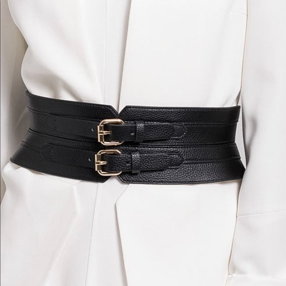 BCBG MaxAZaria Black waist belt
